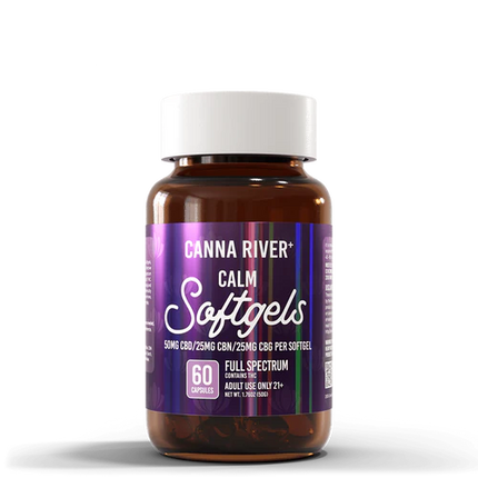 CANNA RIVER CBD SOFTGELS 100MG CAPSULES (60CT/JAR)