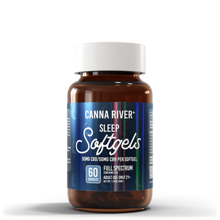 CANNA RIVER CBD SOFTGELS 100MG CAPSULES (60CT/JAR)