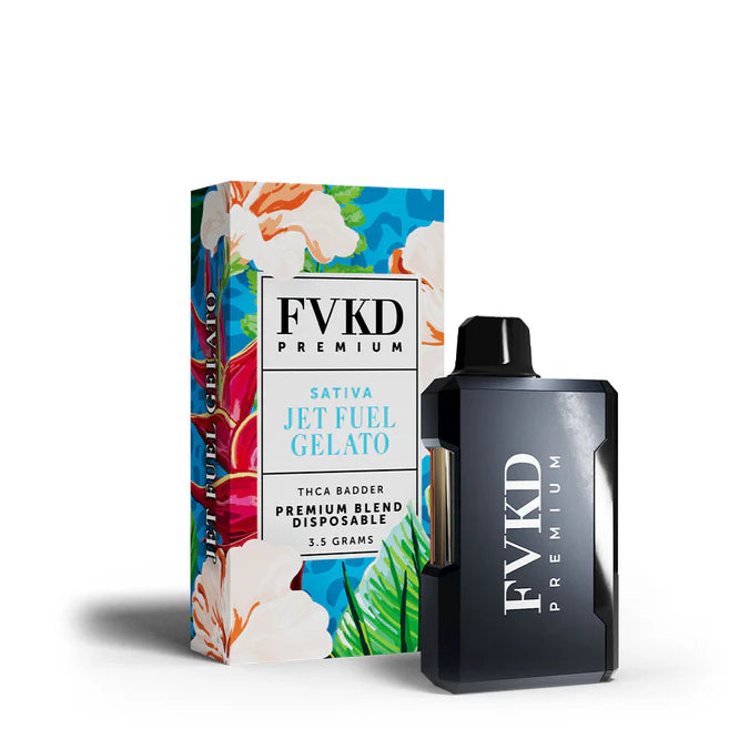 FVKD PREMIUM BLEND THCA BADDER 3.5 GRAM DISPOSABLE (6CT/BOX)