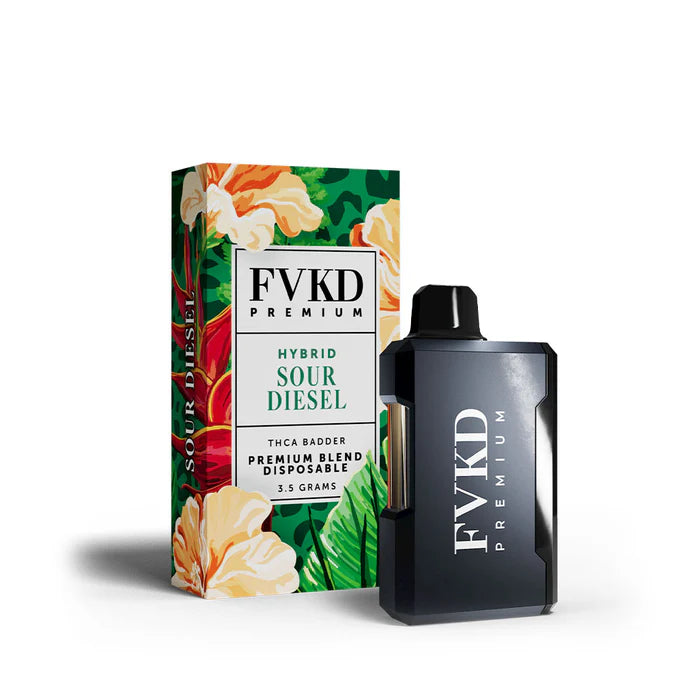 FVKD PREMIUM BLEND THCA BADDER 3.5 GRAM DISPOSABLE (6CT/BOX)