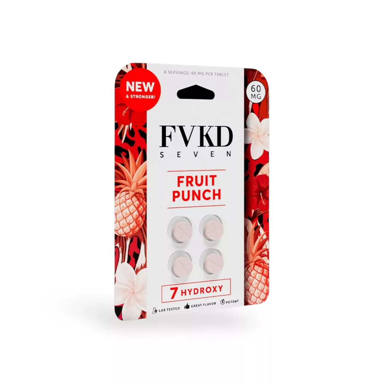 FVKD SEVEN 7-HYDROXY 60MG CHEWABLE TABLETS (4CT/PACK)