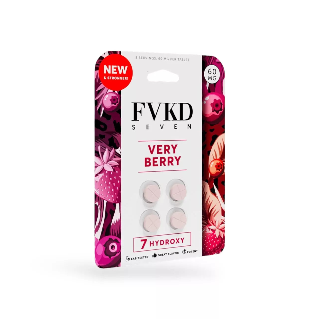 FVKD SEVEN 7-HYDROXY 60MG CHEWABLE TABLETS (4CT/PACK)