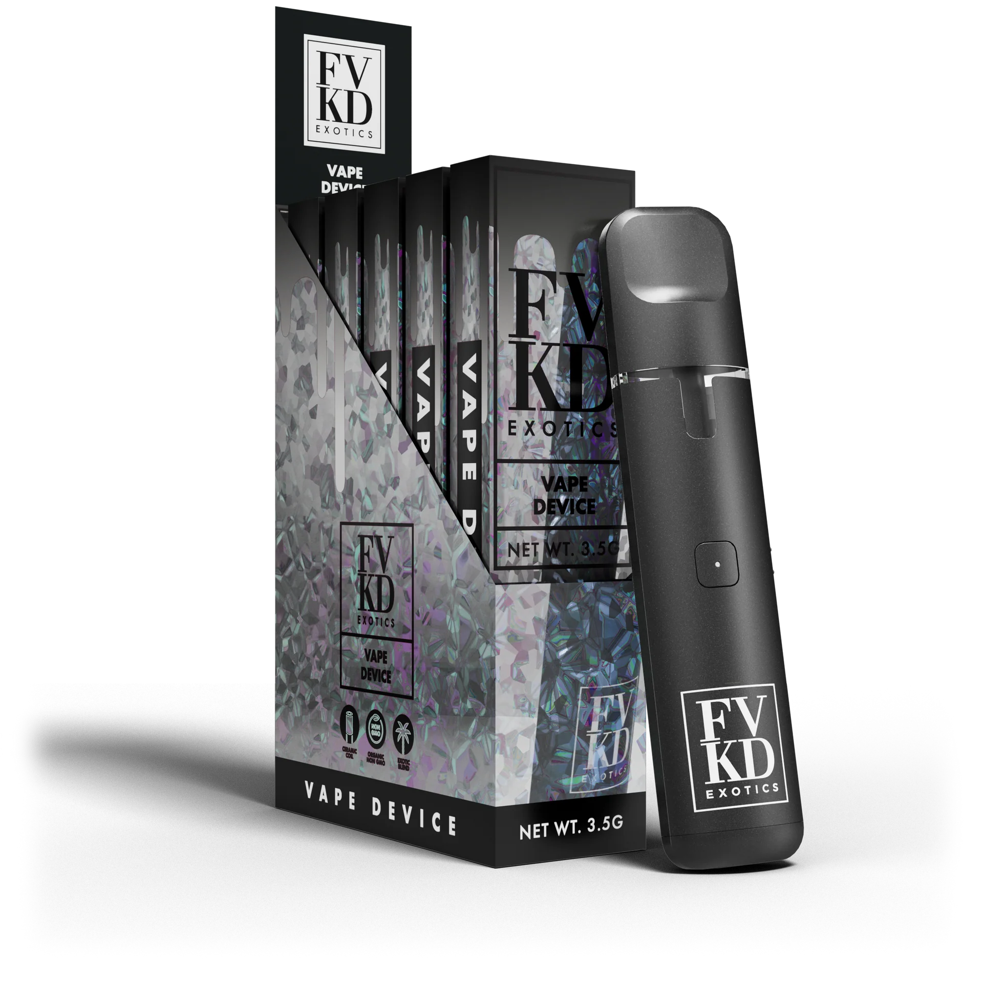 FVKD EXOTICS 3.5 GRAM VAPE DEVICE (5CT DISPLAY)