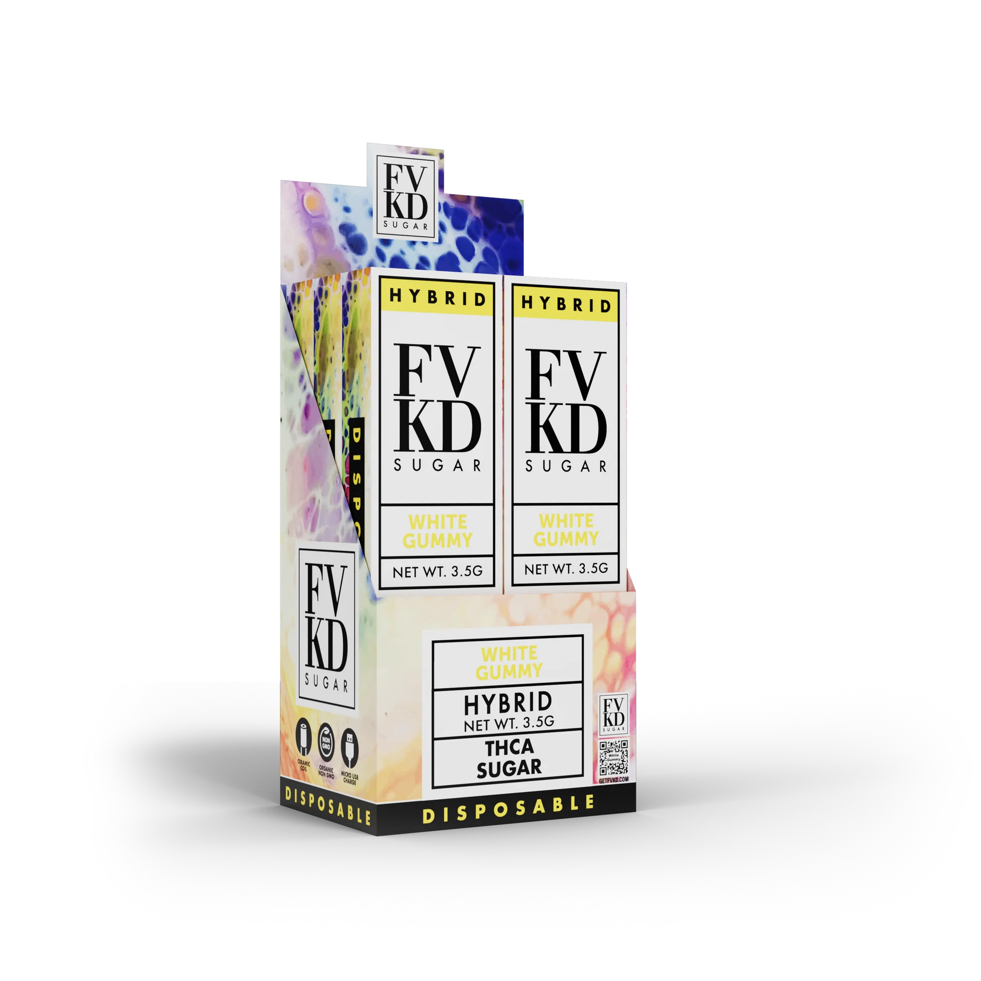 FVKD SUGAR THCA SUGAR 3.5 GRAM DISPOSABLE (6CT/BOX)