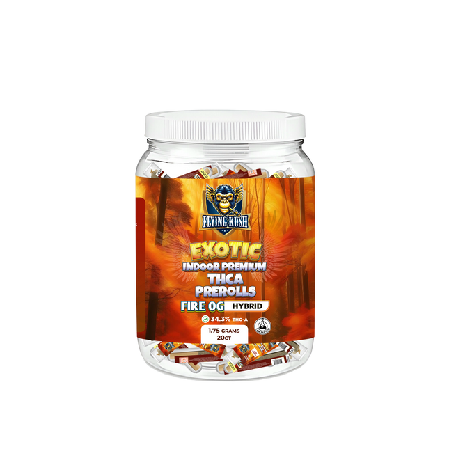 FLYING KUSH 1.75G THC-A PRE ROLLS (20CT/JAR)