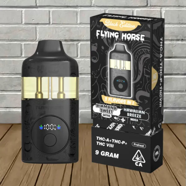 FLYING HORSE STONE BLEND BLACK EDITION (THC-A + THC-P + THC VIII) 3 IN 1