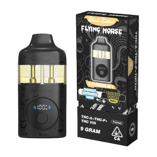 FLYING HORSE STONE BLEND BLACK EDITION (THC-A + THC-P + THC VIII) 3 IN 1
