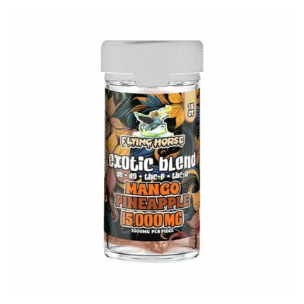 FLYING HORSE EXOTIC BLEND (D8 + D9 + THC-P + THC-A) 15,000MG GUMMY (1000MG/PC)