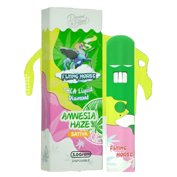 FLYING HORSE DIAMOND BLEND THCA LIQUID DIAMOND 3 GRAM DISPOSABLE