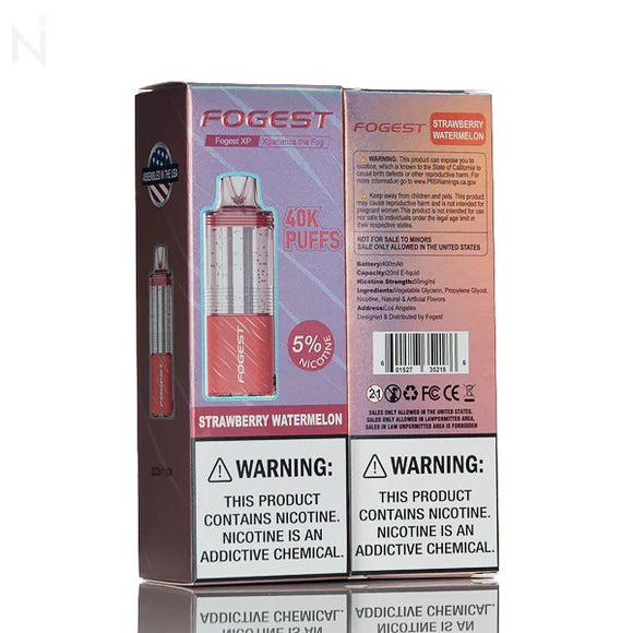 FOGEST XP 40K PUFF DISPOSABLE (5CT DISPLAY)