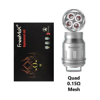 FREEMAX QUAD MESH COIL (3CT/PACK) | 0.15 OHM