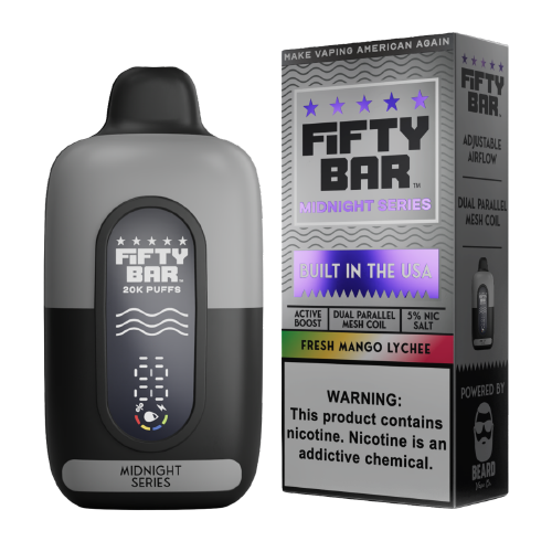 FIFTY BAR X MIDNIGHT SERIES 20K DISPOSABLE (5CT DISPLAY)