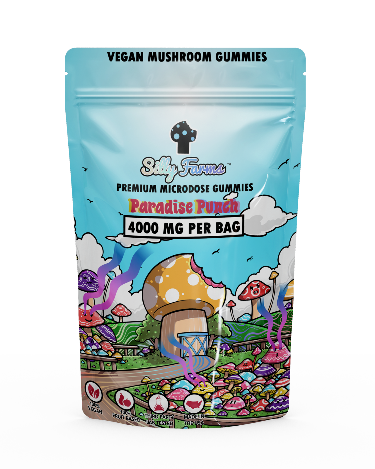 SILLY FARMS PREMIUM MICRODOSE GUMMIES 4000MG PER BAG