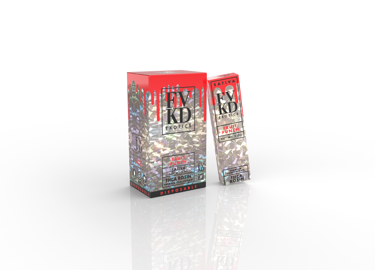 FVKD EXOTICS THCA ROSIN BLEND 3.5 GRAM DISPOSABLE