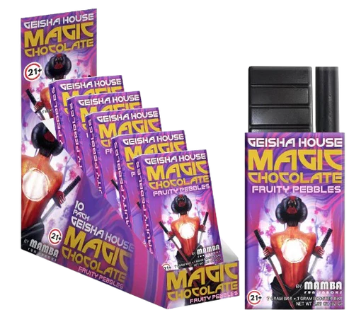 GEISHA HOUSE MAGIC MUSHROOM CHOCOLATE 7 GRAM BAR