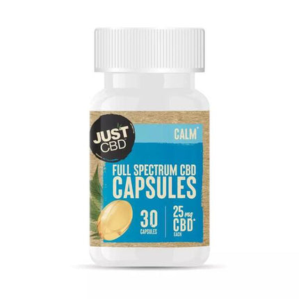 JUST CBD FULL SPECTRUM SOFT GEL 30CT CAPSULES 25MG/EACH