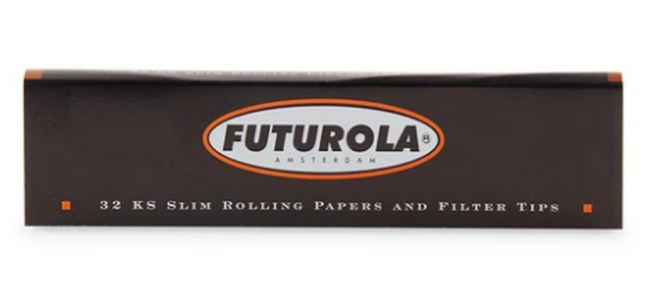 FUTUROLA KING SIZE SLIM ROLLING PAPERS + FILTER TIPS (26CT/BOX)