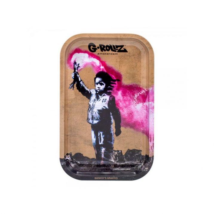 G-ROLLZ MEDIUM TRAY BANKSY'S TORCH BOY 0602728147519