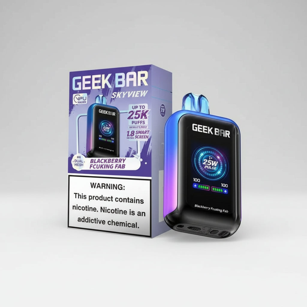 GEEK BAR SKYVIEW 25K PUFFS (5CT DISPLAY) Rising Wholesale Inc. GEEK BAR SKYVIEW 25K PUFFS (5CT DISPLAY) Rising Wholesale Inc.