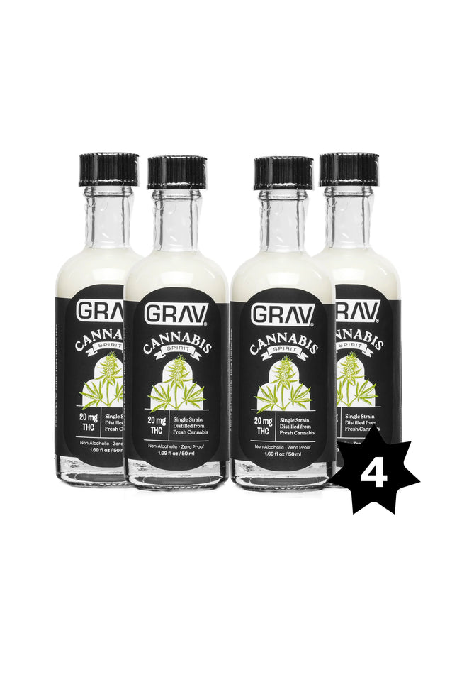 GRAV CANNABIS SPIRIT DRINK 20MG 50ML BOTTLE (12CT DISPLAY)
