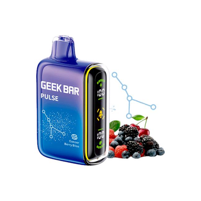 GEEK BAR PULSE 15000 5% DISPOSABLE 5CT DISPLAY BERRY BLISS 810125437007