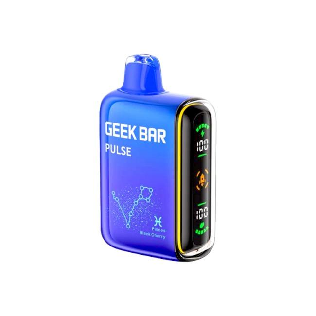 GEEK BAR PULSE 15000 5% DISPOSABLE 5CT DISPLAY BLACK CHERRY 810125436802