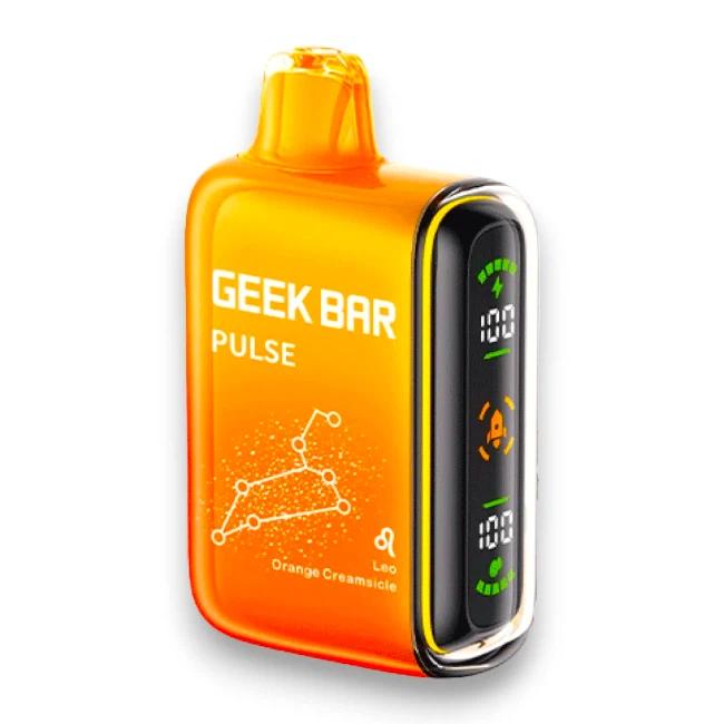 GEEK BAR PULSE 15000 5% DISPOSABLE 5CT DISPLAY ORANGE CREAMSICLE 810125437045