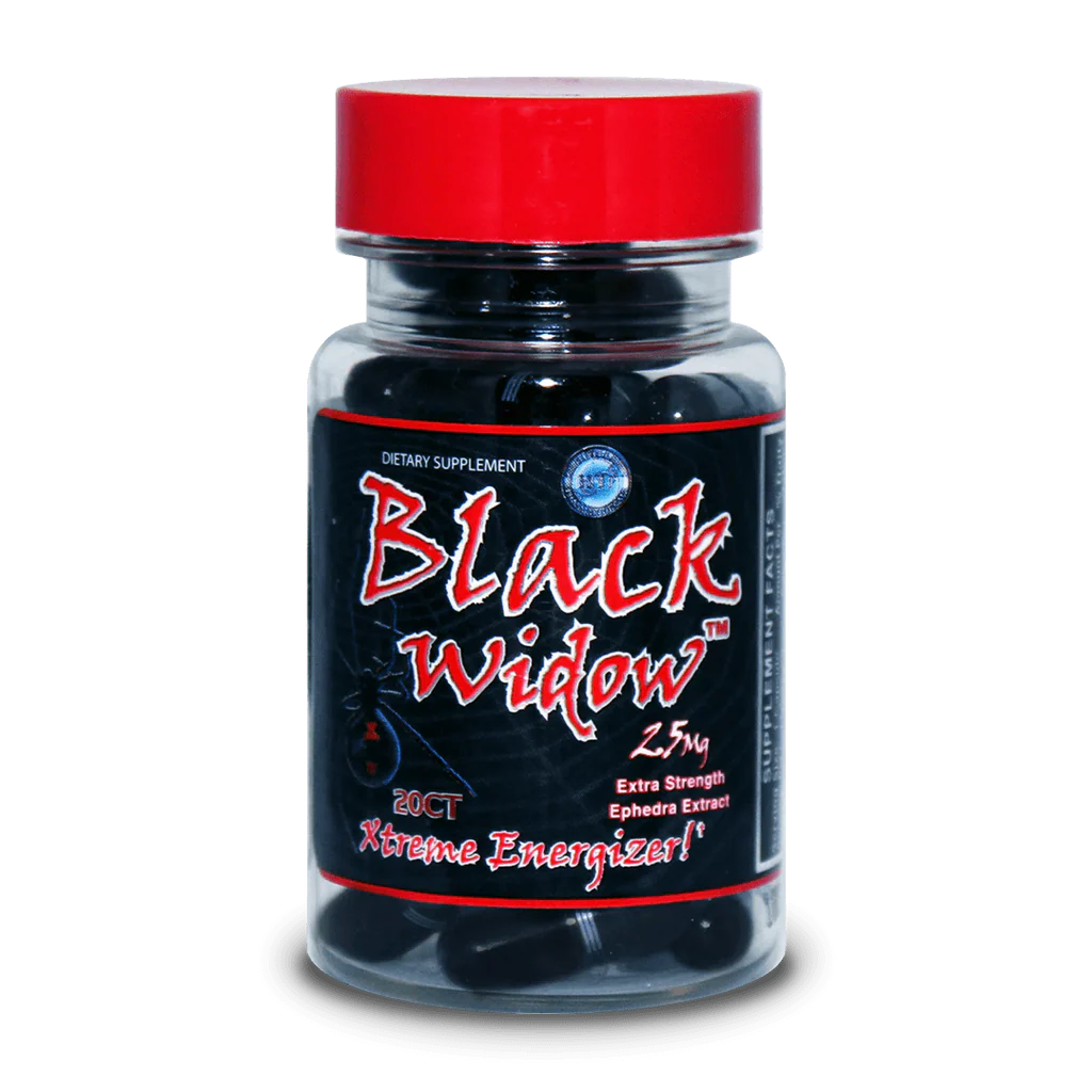 BLACK WIDOW 7-OH 50MG WHITE VEIN ENERGY SHOT (12CT / BOX)