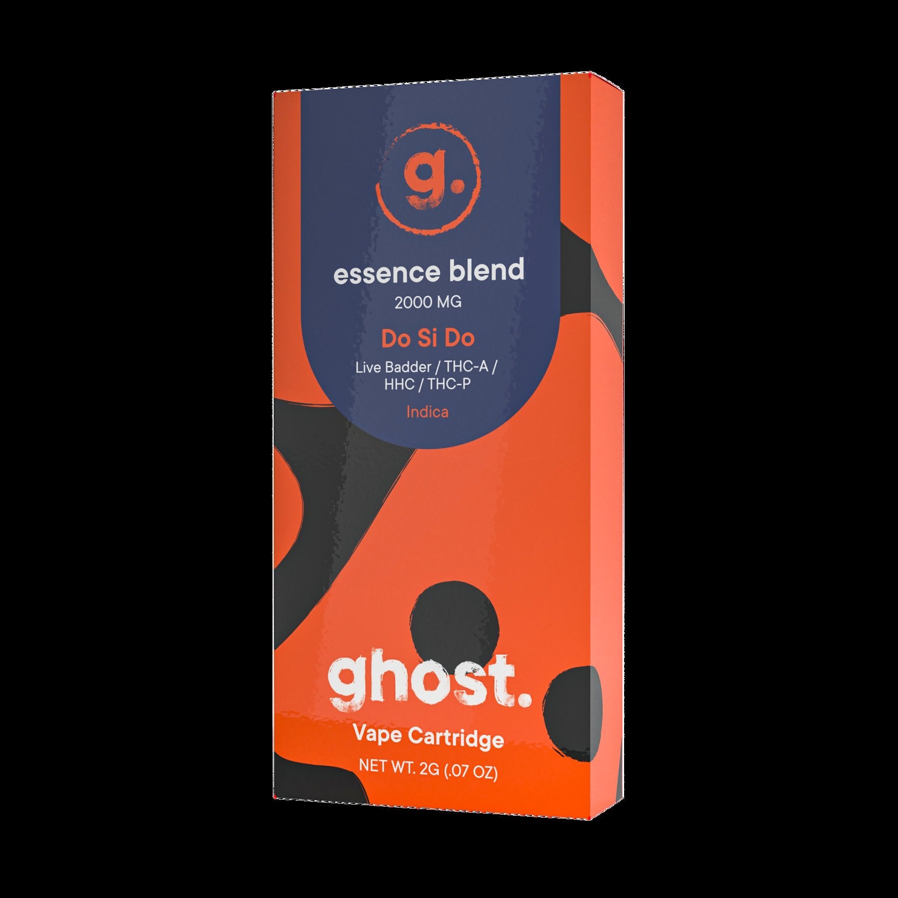 GHOST ESSENCE BLEND (LIVE BADDER | THCA | HHC | THC-P) 2 GRAM CARTRIDGE THCA | HHC | THC-P) 2 GRAM CARTRIDGE | DO SI DO (INDICA) 704001602415