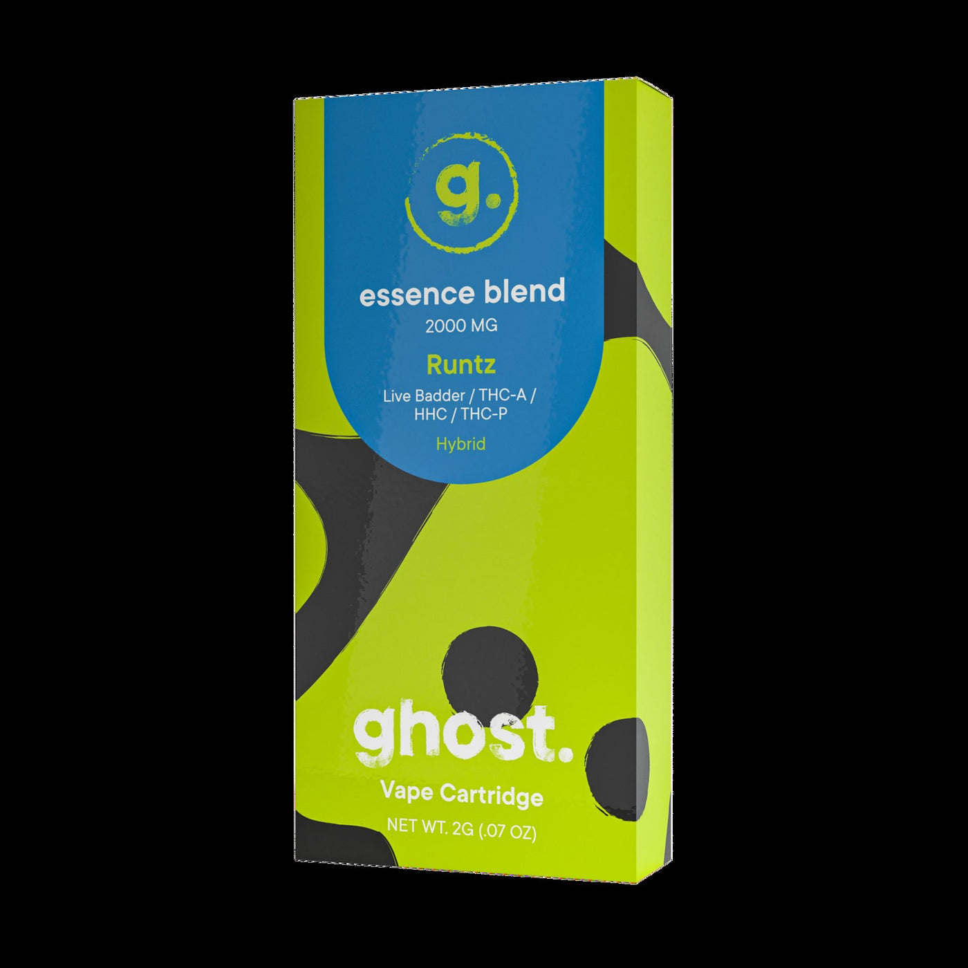 GHOST ESSENCE BLEND (LIVE BADDER | THCA | HHC | THC-P) 2 GRAM CARTRIDGE THCA | HHC | THC-P) 2 GRAM CARTRIDGE | RUNTZ (HYBRID) 704001602439