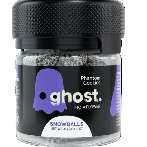 GHOST SNOWBALLS 4G THCA FLOWER PHANTOM COOKIES (HYBRID) GHOSTSNOWBALL-H