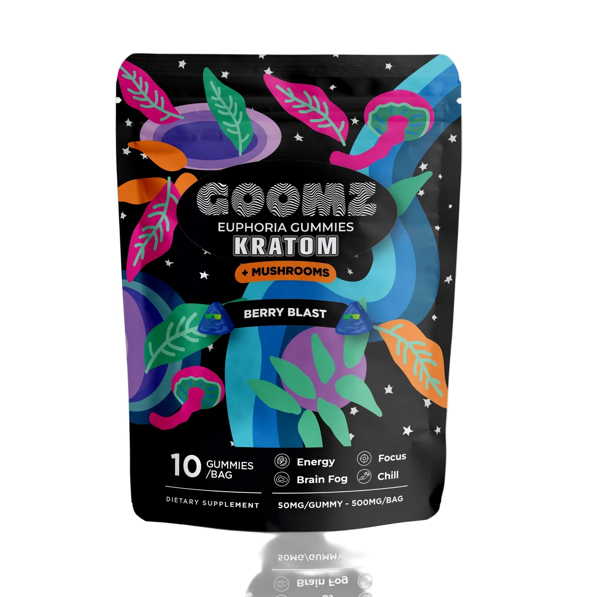 GOOMZ EUPHORIA KRATOM MUSHROOM GUMMIES (10PC/BAG)