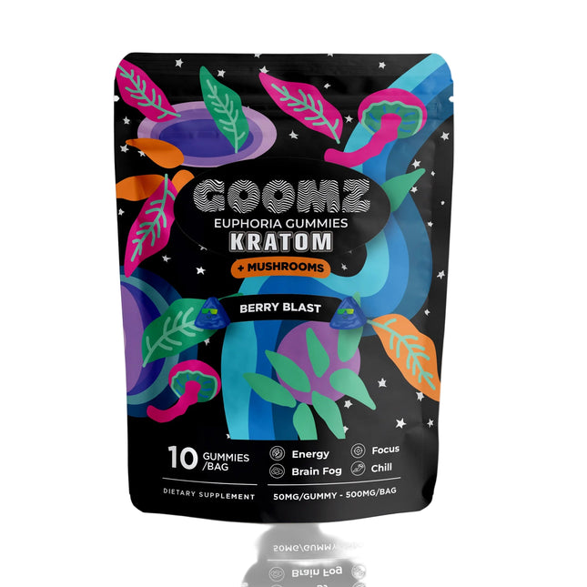 GOOMZ EUPHORIA KRATOM MUSHROOM GUMMIES (10PC/BAG)