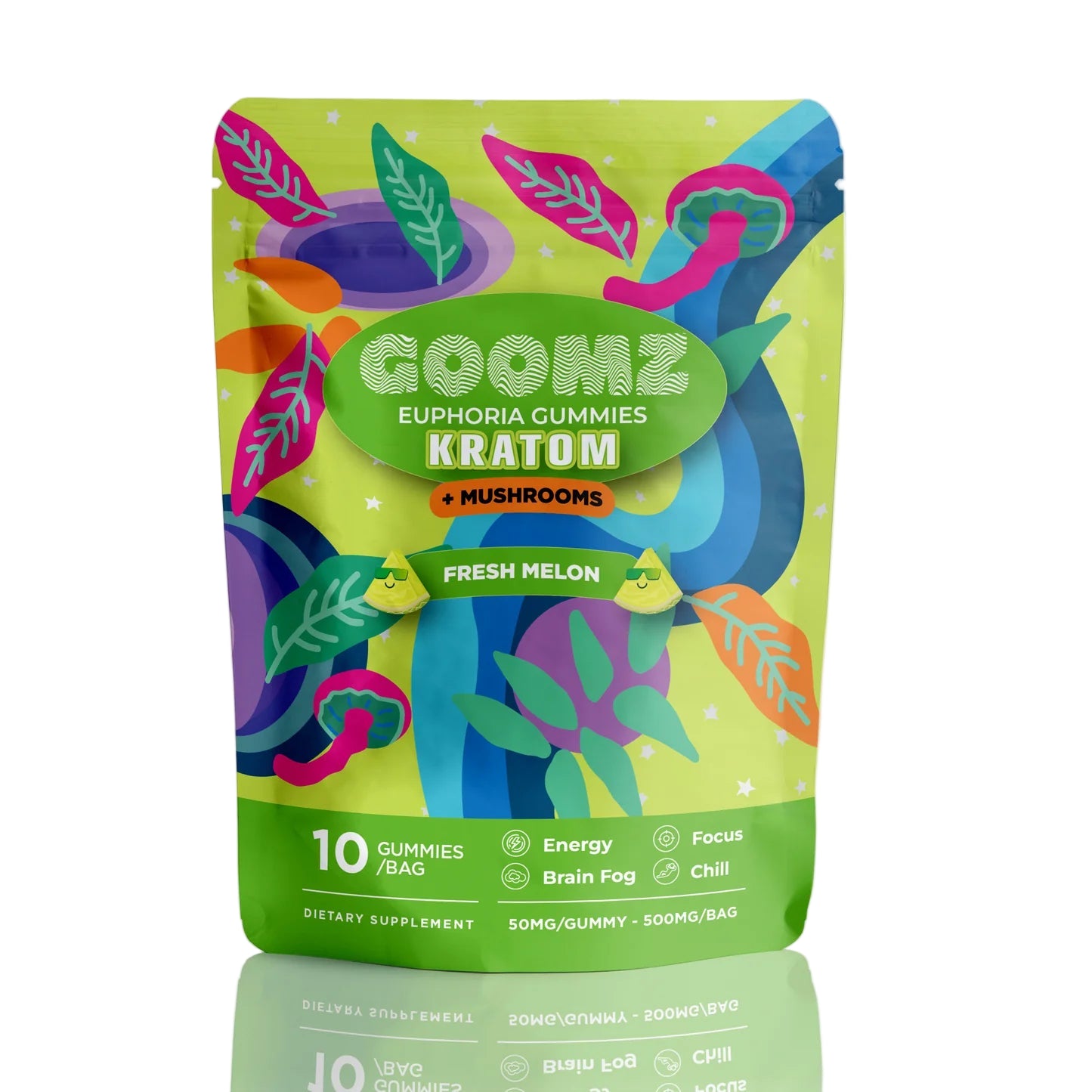 GOOMZ EUPHORIA KRATOM MUSHROOM GUMMIES (10PC/BAG)