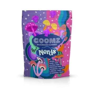 GOOMZ MUSHROOM GUMMIES POTENT BLEND NERDS 723651706236