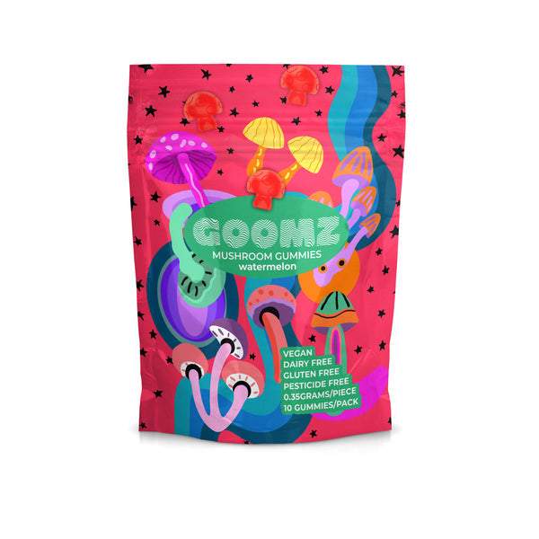 GOOMZ MUSHROOM GUMMIES POTENT BLEND WATERMELON 723651705949