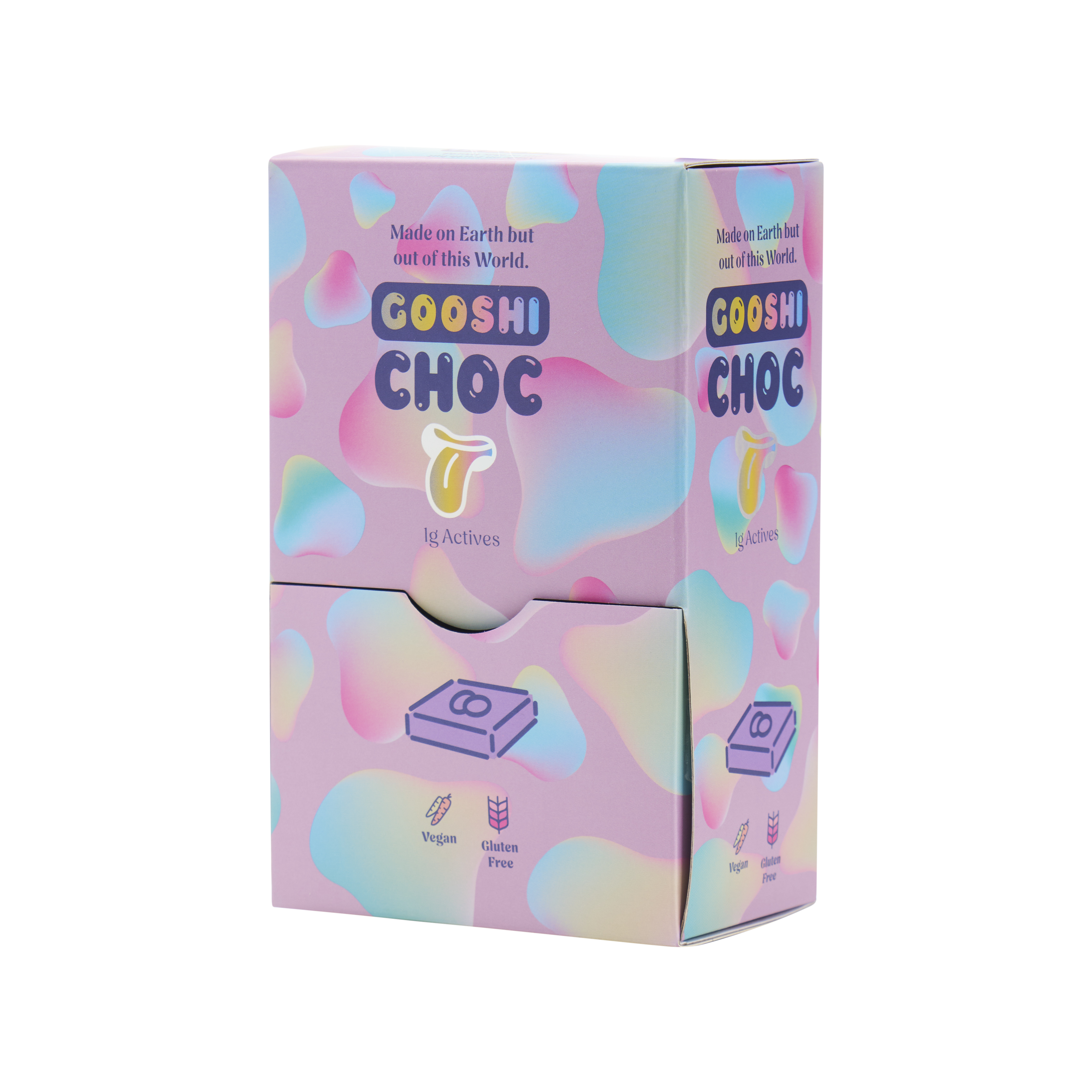 GOOSHI CHOC PROPRIETARY MUSHROOM BLEND 1G CHOCOLATE (40CT DISPLAY) | A ...