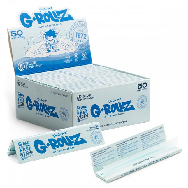 G-ROLLZ ASSORTED 50CT KING SLIM PAPERS