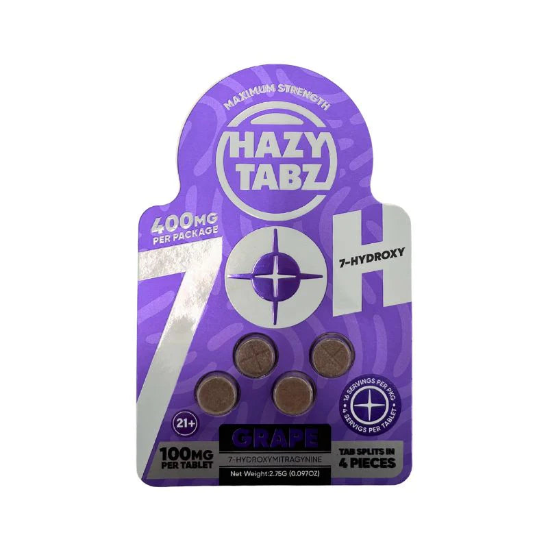 HAZY TABZ PSEUDO 100MG CHEWABLE TABLET (4CT/PACK)