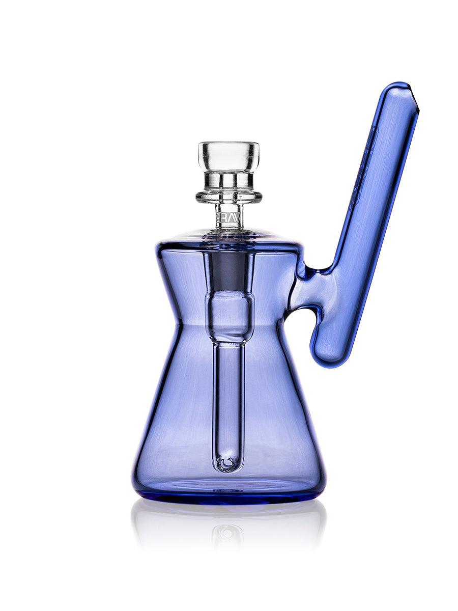 GRAV HOURGLASS POCKET BUBBLER LIGHT COBALT 810014759166