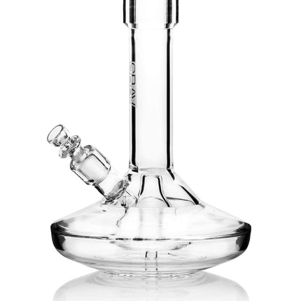 GRAV SMALL WIDE BASE WATER PIPE - SMOKE WITH CLEAR ACCENTS Default Title 810014758015