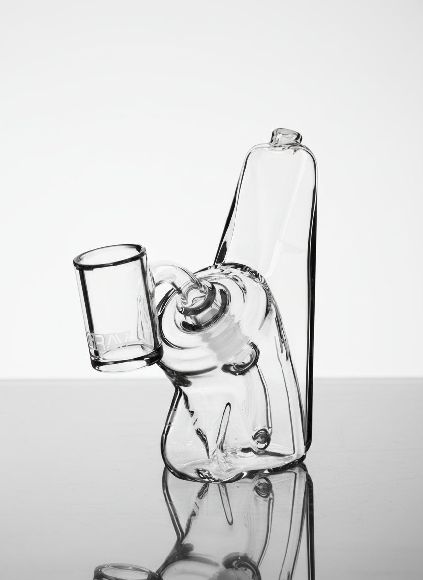 GRAV WEDGE BUBBLER RIG | CLEAR
