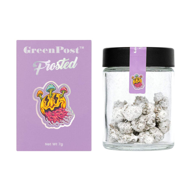 GREEN POST 7 GRAM INDOOR THC-A DIAMOND DUSTED FLOWER BULLRIDER 647379689995
