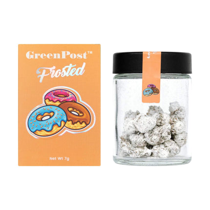 GREEN POST 7 GRAM INDOOR THC-A DIAMOND DUSTED FLOWER DONUTS 647379689988