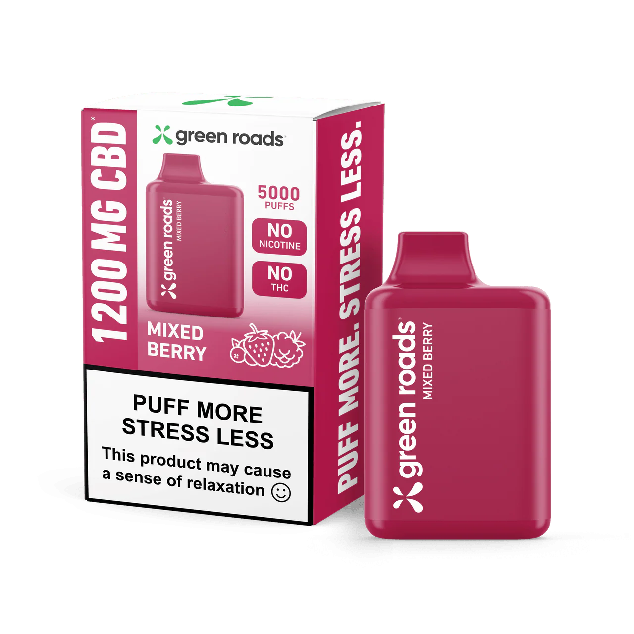 GREEN ROADS 1200MG CBD DISPOSABLE VAPE