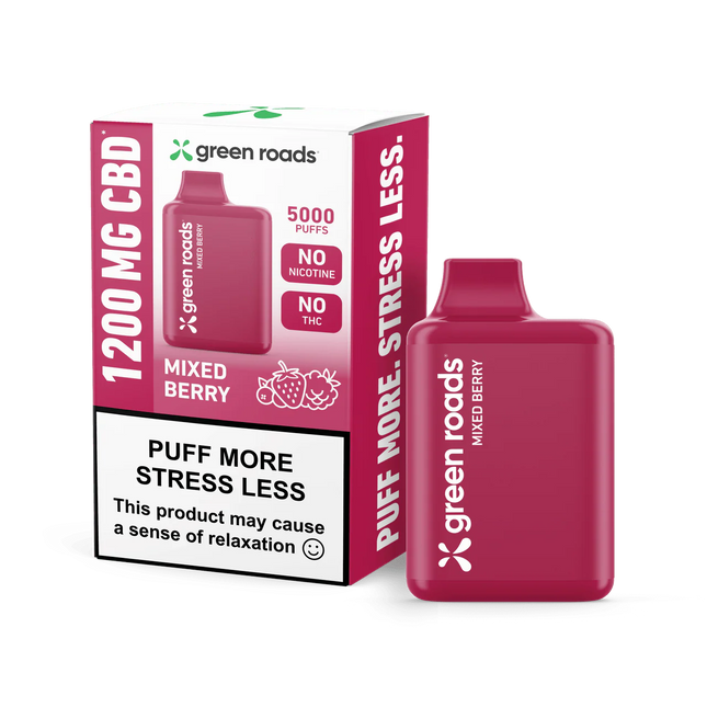 GREEN ROADS 1200MG CBD DISPOSABLE VAPE