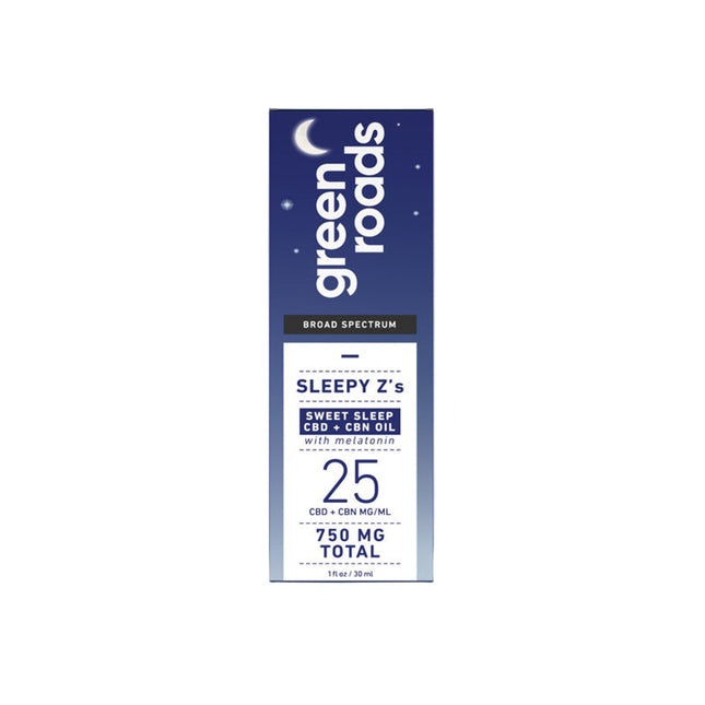 GREEN ROADS 750MG CBD +CBN SWEET SLEEP OIL (30ML/BOTTLE)
