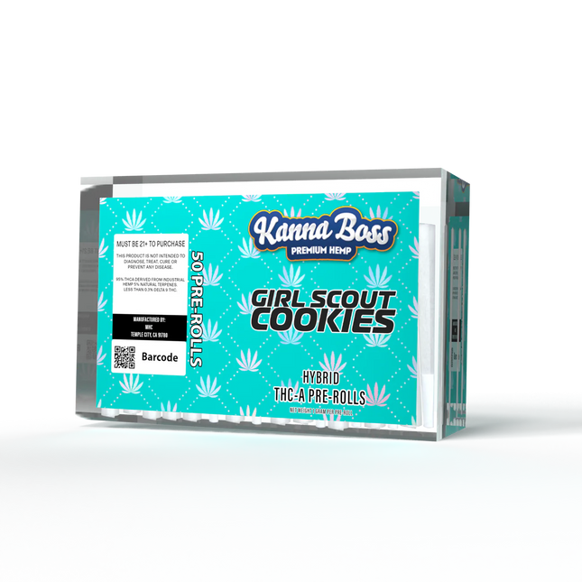 KANNA-BOSS 1 GRAM THC-A PRE-ROLL (50CT DISPLAY)