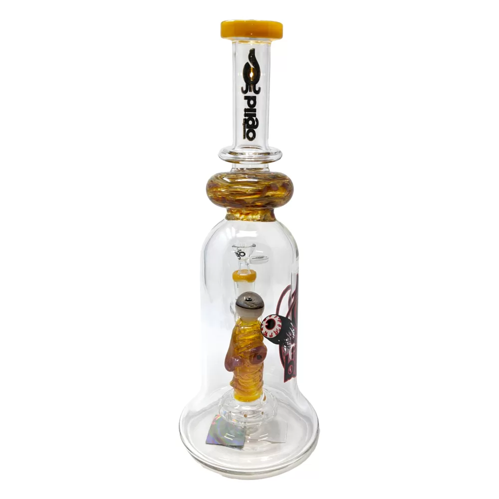 BIGO 12" BELL BOTTOM DEVIL EYE PERC WATER PIPE