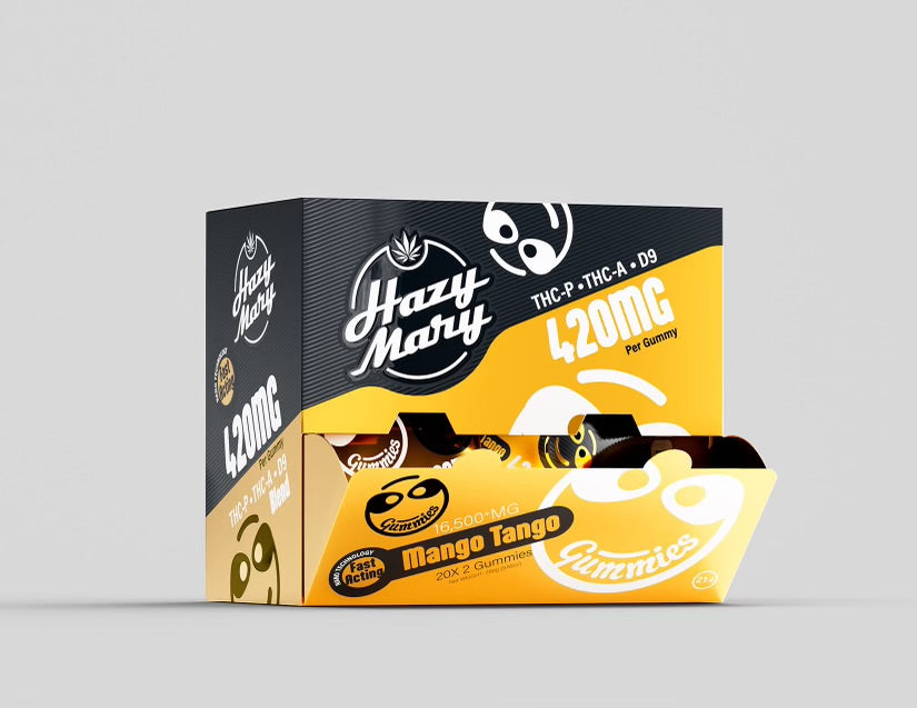 HAZY MARY THC-P + D9 BLEND GUMMIES 420MG PER GUMMY (2CT PER PACK | 20CT DISPLAY)